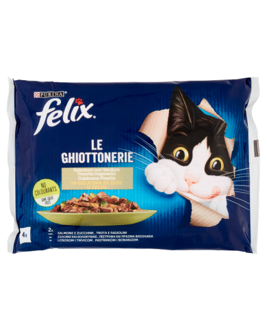 FELIX LE GHIOT. 85GRX4 SALMONE/ZUCCHINE