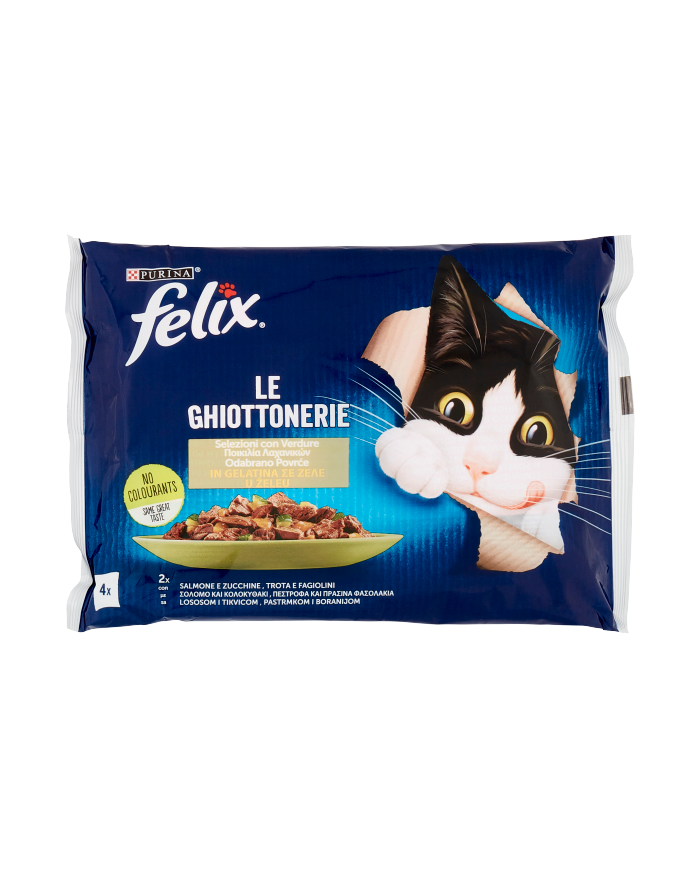 FELIX LE GHIOT. 85GRX4 SALMONE/ZUCCHINE