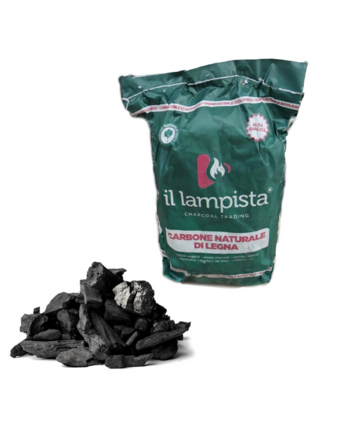 IL LAMPISTA CARBONE NATURALE DI LEGNA KG.2,5