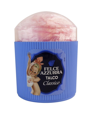 FELCE AZZ TALCO BARATTOLO+PIUMINO GR.250