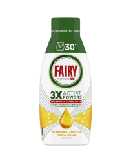 FAIRY PLATINUM GEL 600ML LEMON