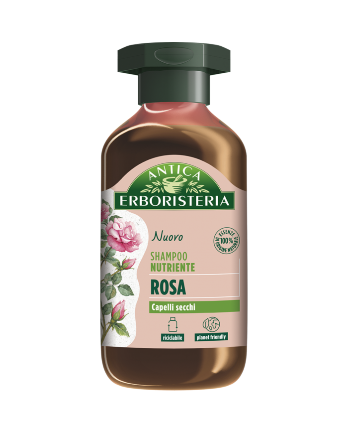 ANTICA ERBOR.SHAMP ROSA NUTRIENTE CAP SECCHI