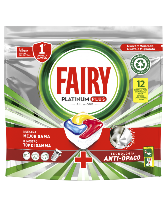 FAIRY PLATINUM PLUS 12 CAPS LEMON