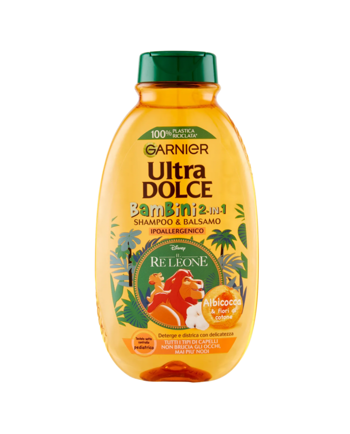 ULTRA DOLCE SH.250ML ALBICOCCA 2IN1 BAMBINI
