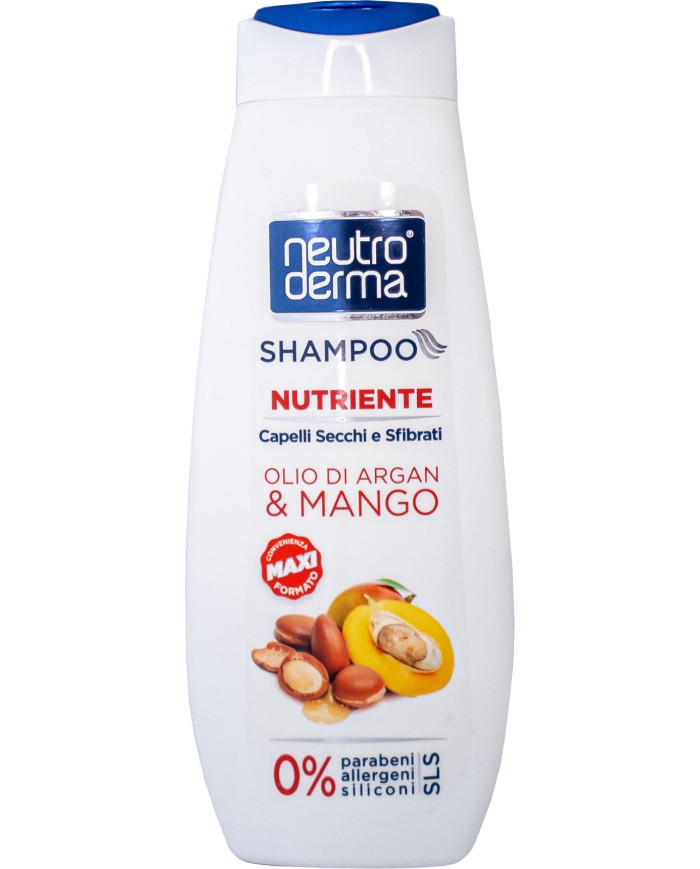 NEUTRODERMA SHAMPOO 500ML ARGAN & MANGO