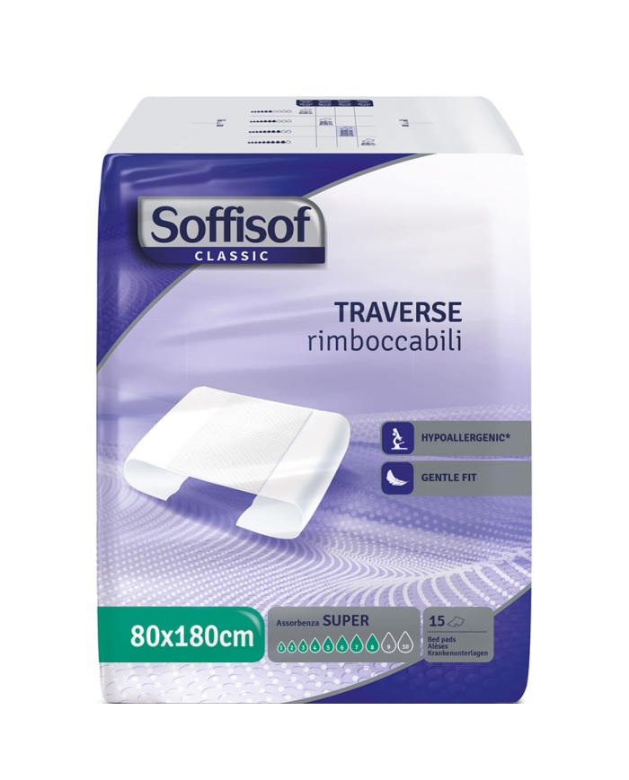 SOFFISOF TRAVERSE 80X180 15PEZZI ASSORB 8 SUPER RI