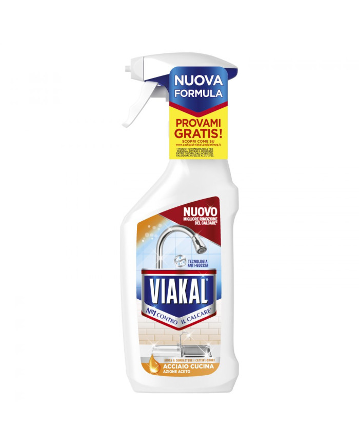 VIAKAL SPRAY 470ML ACCIAIO CUCINA NEW