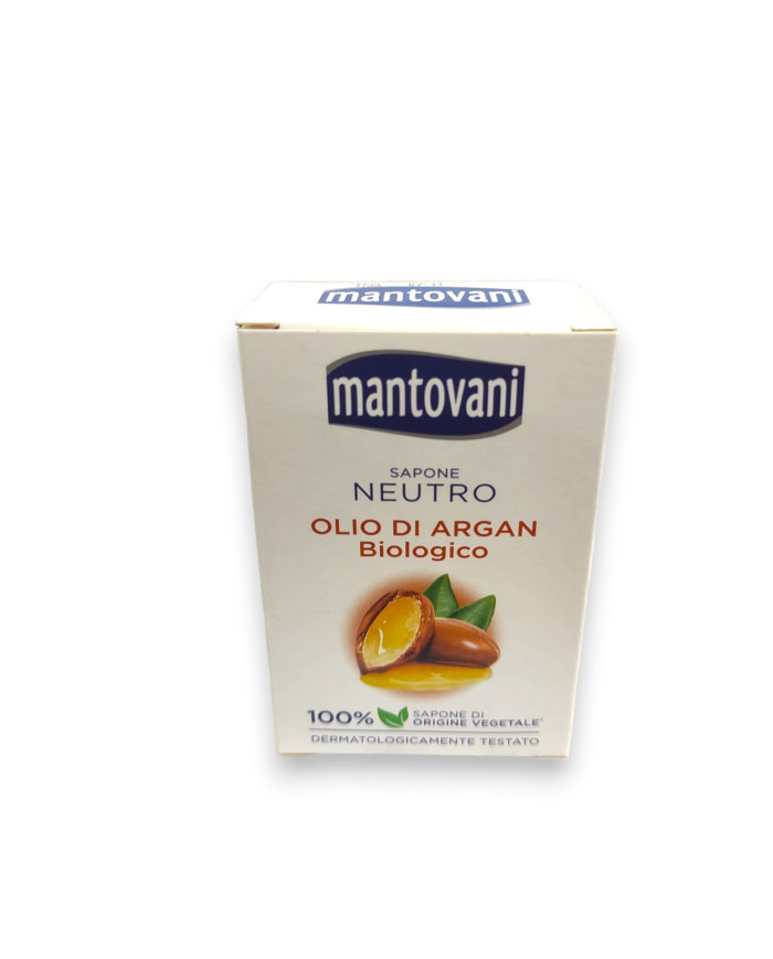 MANTOVANI SAPONETTA GR.90 NEUTRO OLIO DI ARGAN