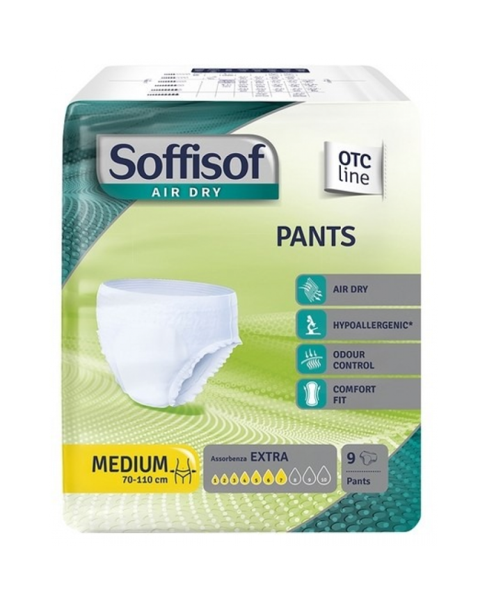 SOFFISOF PANTS MEDIUM PZ 9 EXTRA 7 GOCCE NUOVO