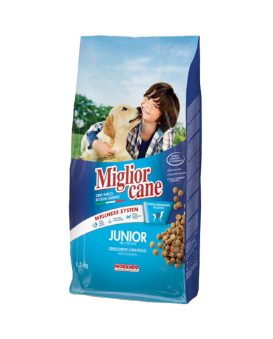 MIGLIORCANE JUNIOR CROCCHETTE POLLO 1,5 KG