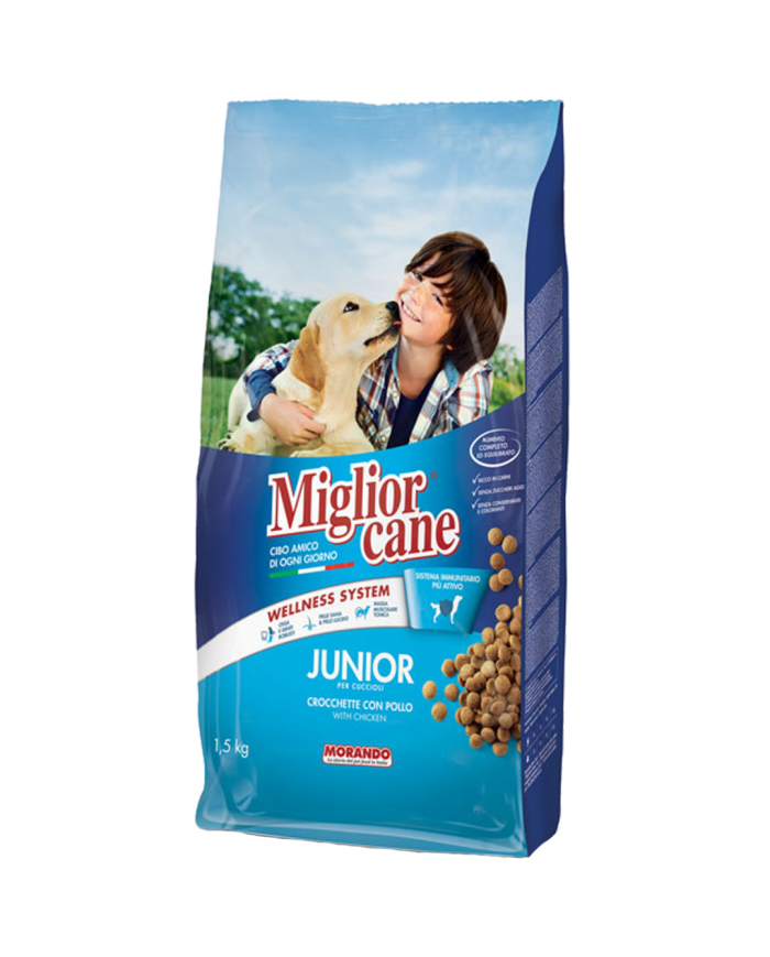 MIGLIORCANE JUNIOR CROCCHETTE POLLO 1,5 KG