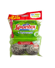 SPONTEX ACCIAIO SPIRENETT 3+1