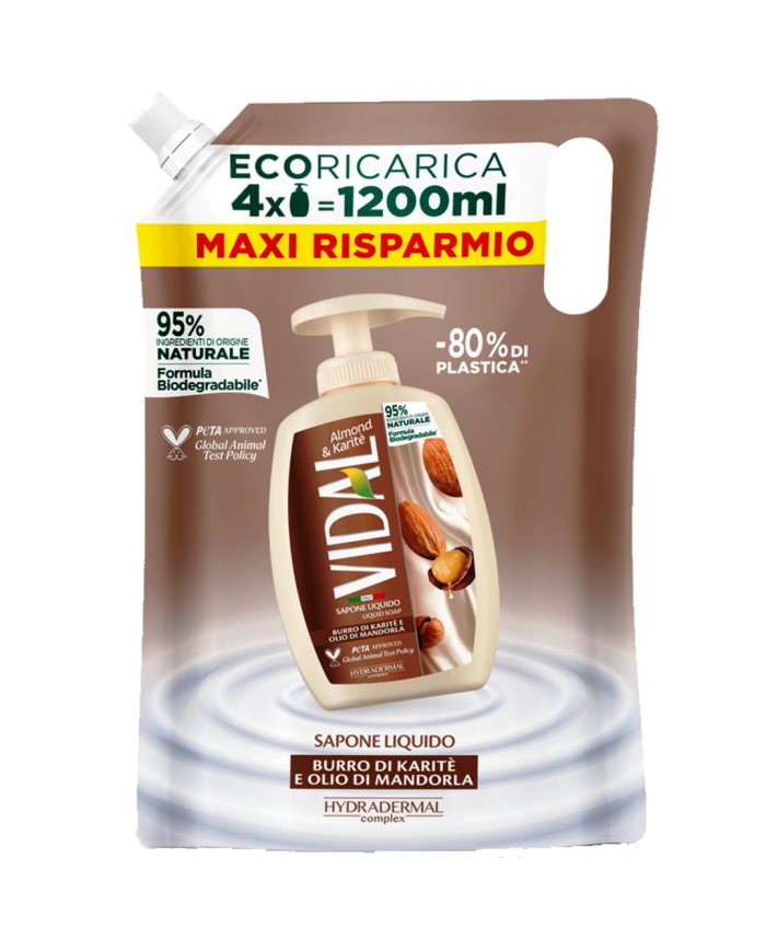 VIDAL SAP BUSTA RIC. 1.2 LT KARITÈ E MANDORLA