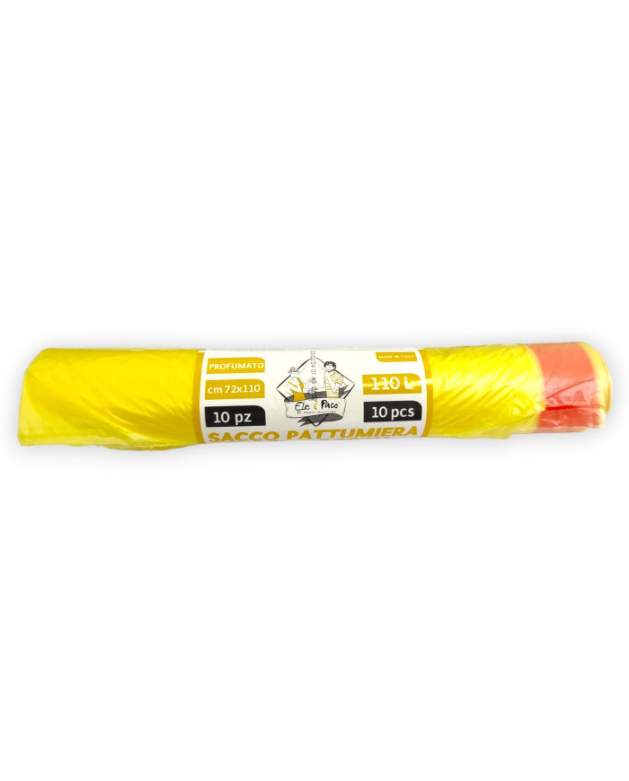 SACCO PLUS GIALLO 72X110 C/LEGACCI