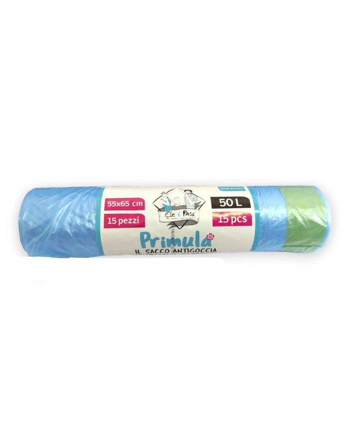 SACCO PRIMULA CELESTE 55X65 C/LEGACCI