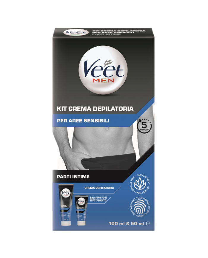 VEET DEPIL. KIT FOR MEN PARTI INTIME CREMA+BALSAMO