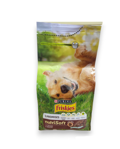FRISKIES DOG NUTRISOFT CROCCAN.MANZO KG.1,5