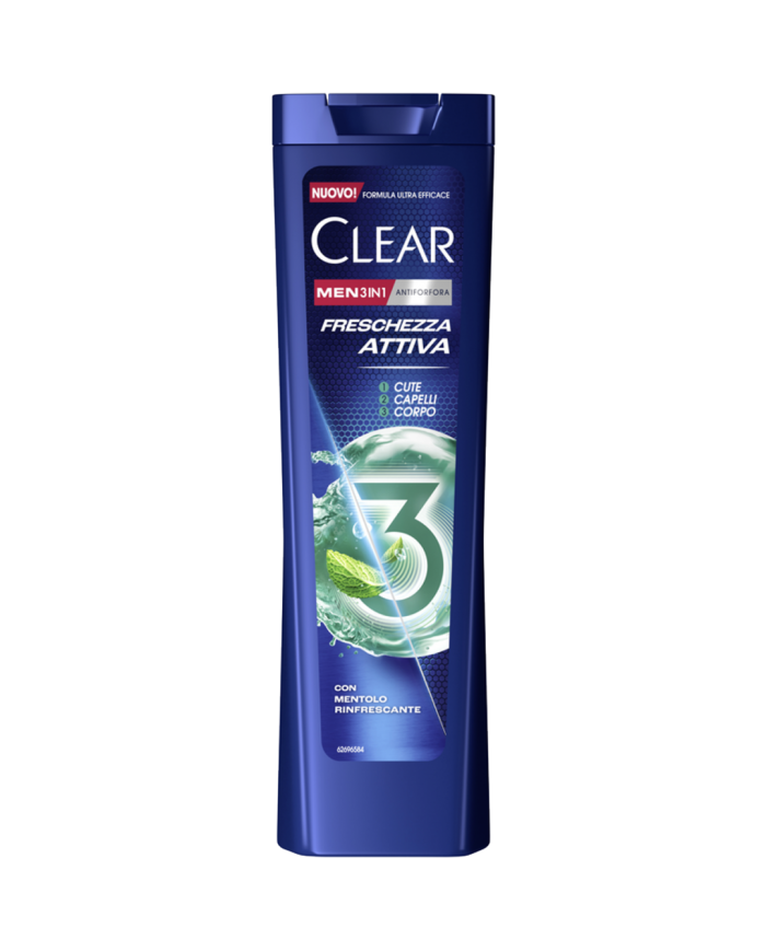 CLEAR SH 3IN1 FRESCHEZZA ATTIVA ML.225