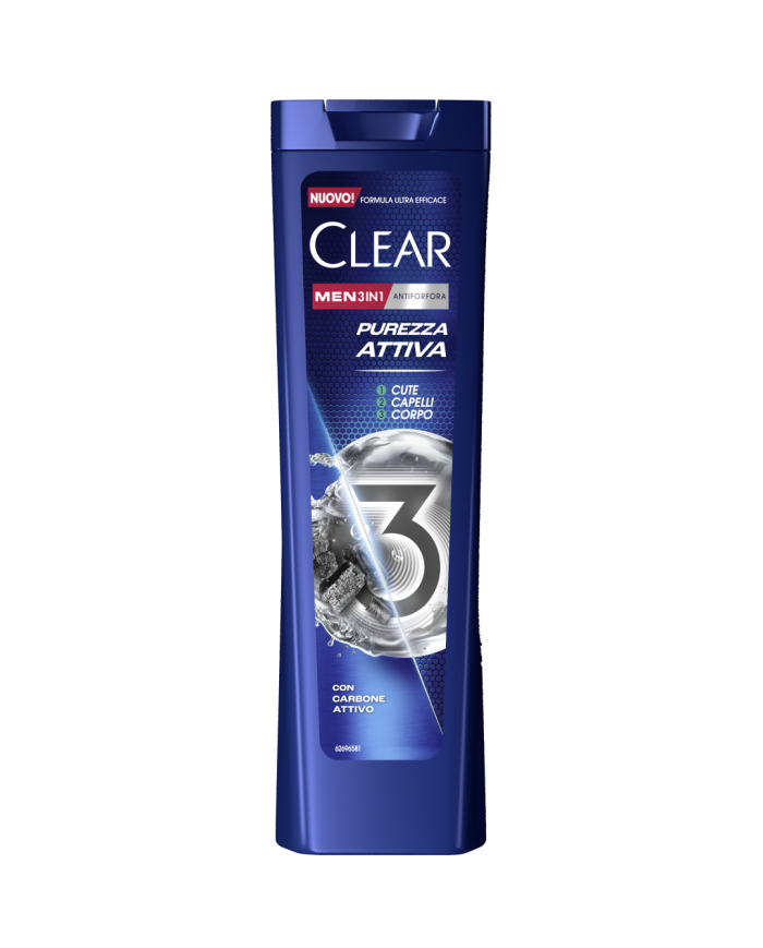 CLEAR SH 3IN1 PUREZZA ATTIVA ML.225