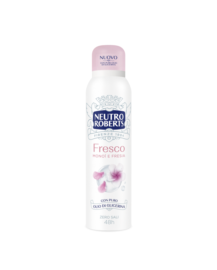 ROBERTS DEO SPRAY FRESCO MONOI & FRESIA ROSA150ML