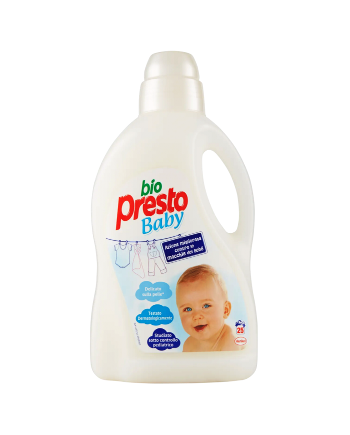 BIO PRESTO LIQUIDO BABY 25 LAVAG.LT.1,5