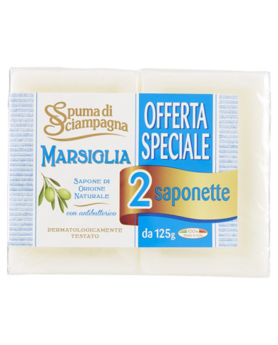 SPUMA SCIAMP SAPONETTA MARSIGLIA 125GR X2