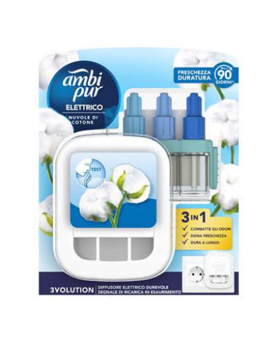 AMBIPUR 3VOLUTION BASE+RIC.20 ML. NUVOLE COTONE