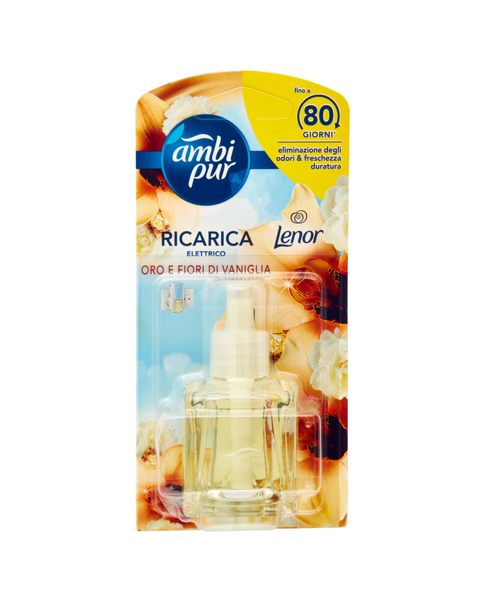AMBIPUR ELET.RICAR.ORO E FIORI DI VANIGLIA 20ML