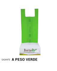 PB SHOPPER 35X65 VERDE BIO KG 6