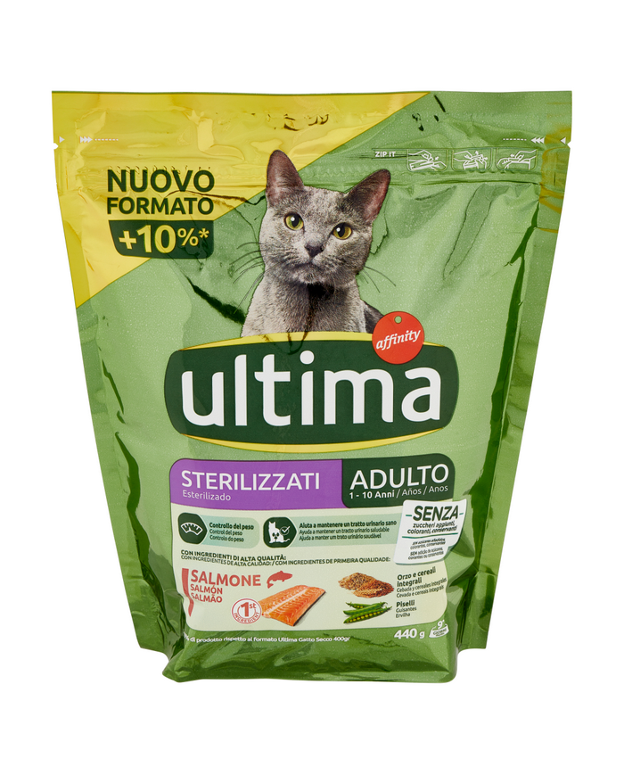 ULTIMA CAT STERILIZ 440GR SALMONE