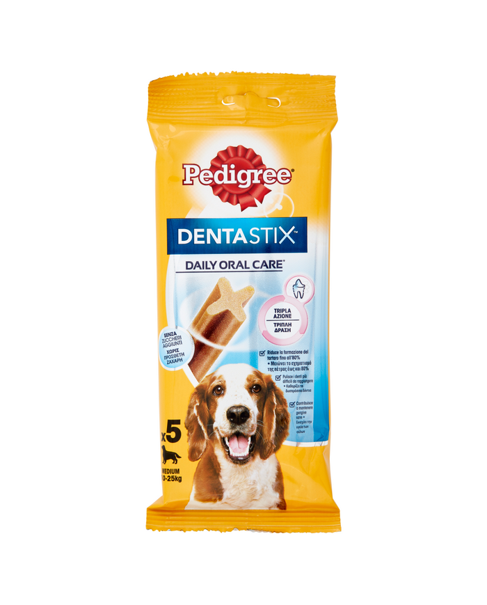 PEDIGREE DENTASTIX MEDIUM X5 128GR