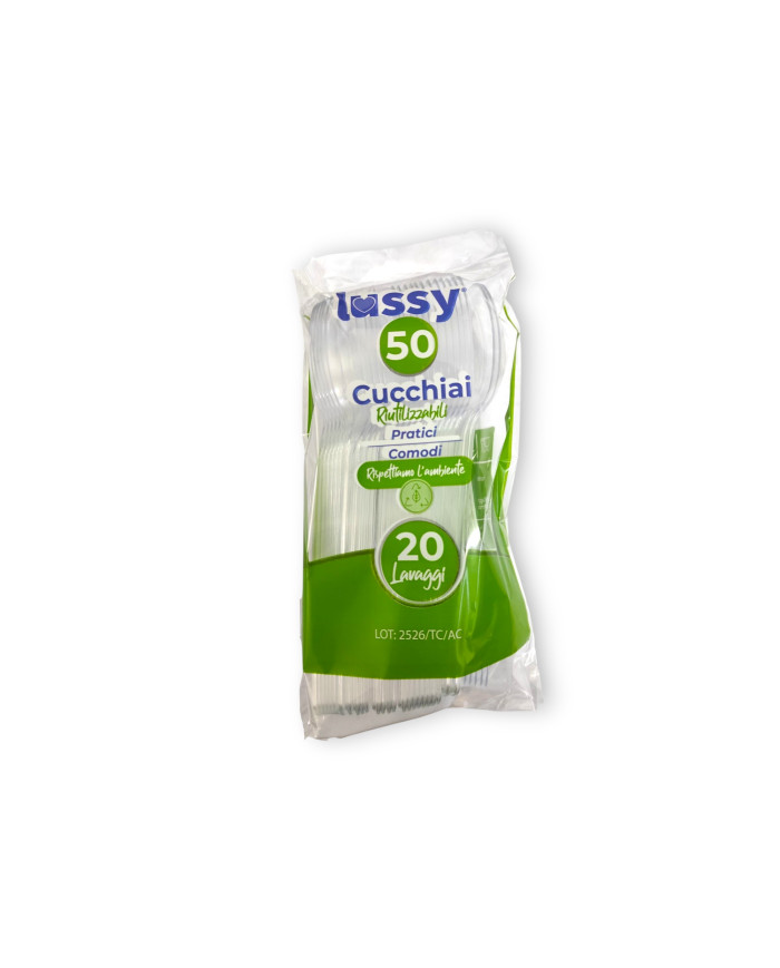 LUSSY CUCCHIAI PS RIUTIL. 50PZ TRASP.
