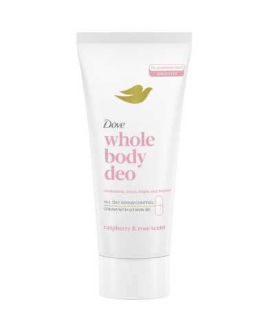 DOVE WBD DEO CREMA 75ML RASP & ROSA