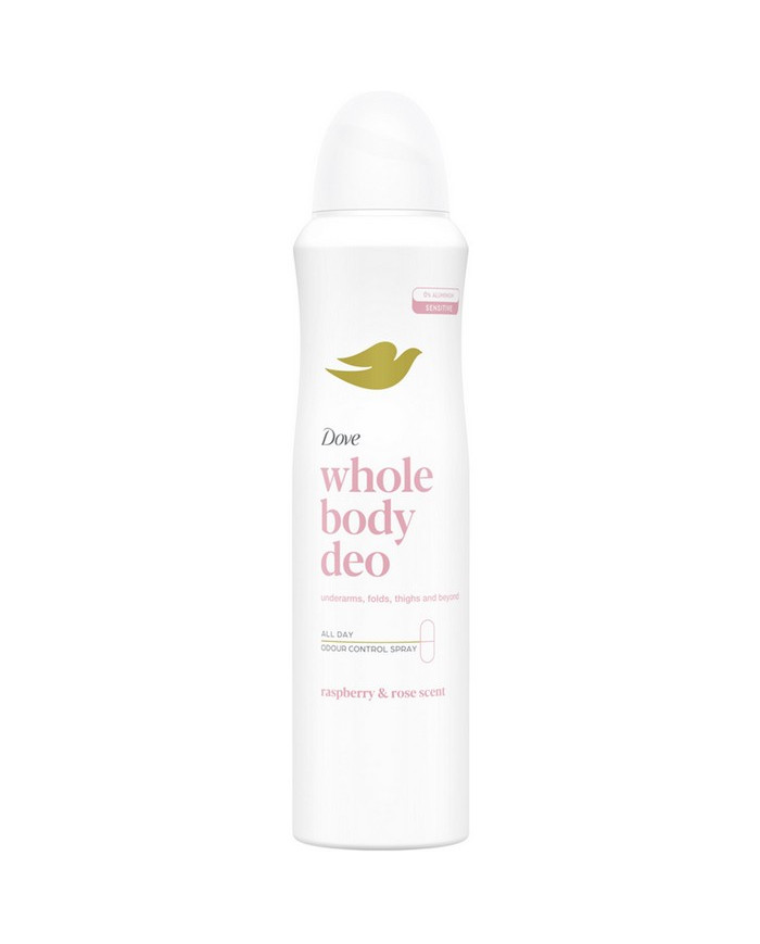 DOVE WDB DEO SPRAY 150 RASP & ROSA