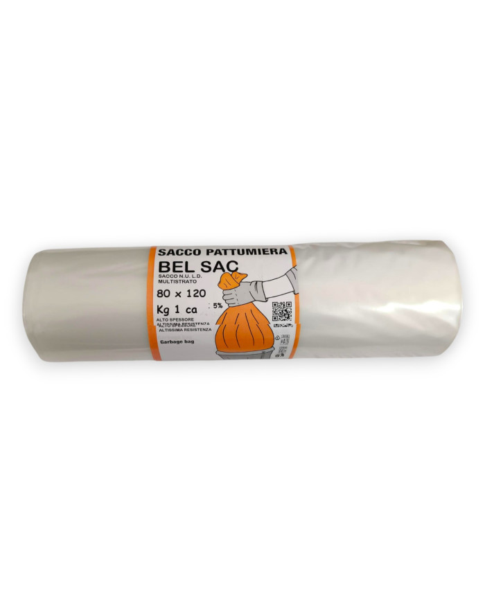 BEL SAC 80X120 TRASPARENTE KG.1 8 PZ LD MULTISTRAT