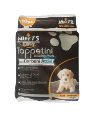 WIPETS TRAVERSE ANIMALI 10PZ 60X60 CARBONE ATTIVO