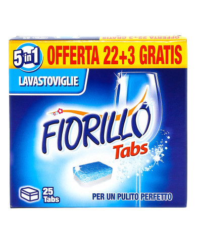 FIORILLO TABS LAVASTOVIGLIE 5IN1 X 25