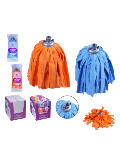 FC MOP PAVIMENTI MICROFIBRA 160GR ARANCIO/BLU