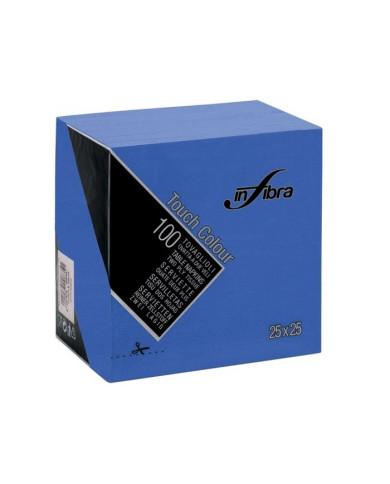 TOVAGLIOLI 25X25 BLU 100 PZ. INFIBRA