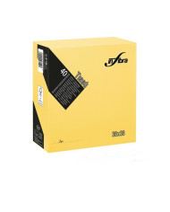 TOVAGLIOLI 38X38 GIALLO PZ.40 COLOR INFIBRA