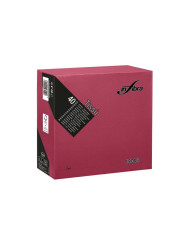 TOVAGLIOLI 38X38 BORDEAUX PZ.40 COLOR INFIBRA