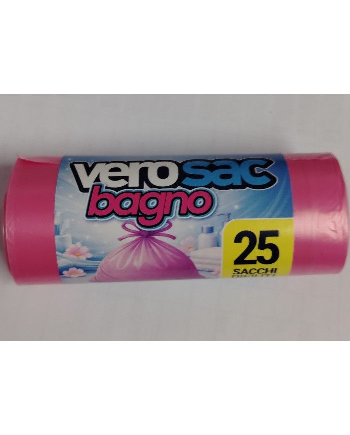 VEROSAC SACCO BAGNO ROSA 35X42 25PZ