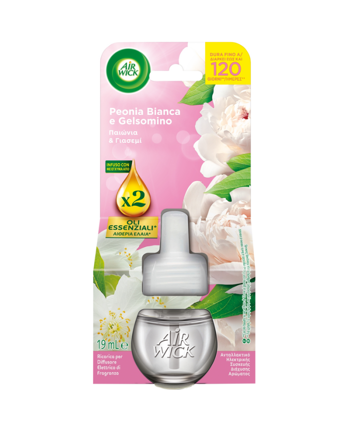 AIR WICK DIFFUSORE PEONIA ELET.COMPLETO 19ML