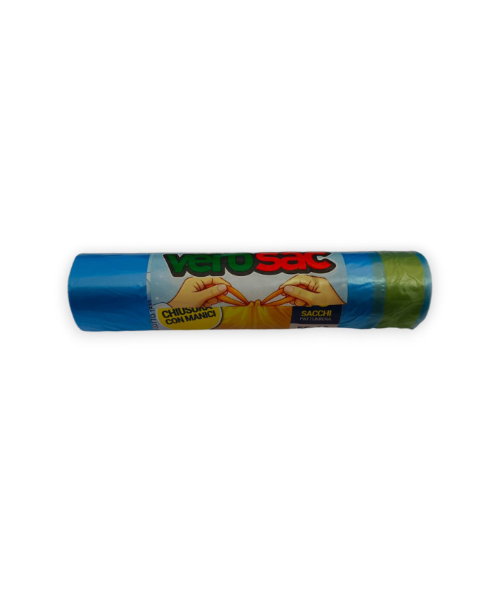 VEROSAC 55X65 C/LEGACCI CELESTE 15PZ