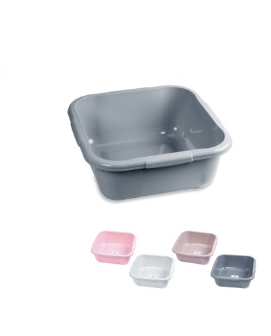 FC BACINELLA QUADRATA IN PLASTICA 33,5X33,5X13,5