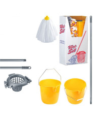 FC SECCHIO TONDO GIALLO 12 LT C/ STRIZZ. MOP 90GR