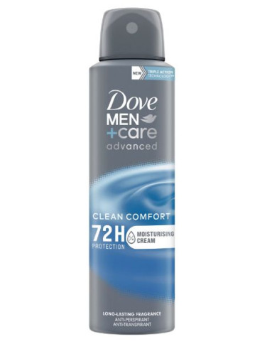 DOVE DEO ADV SPRAY MEN CLEAN COMFORT ML.150