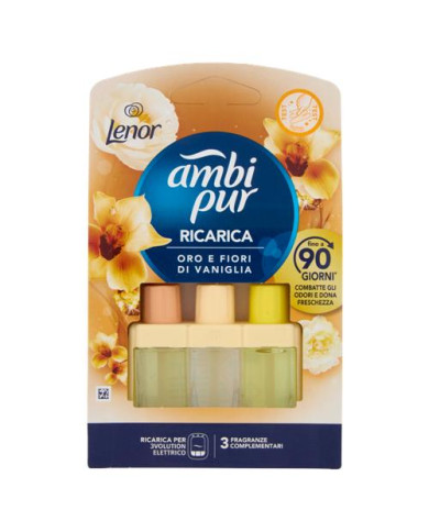 AMBIPUR 3VOLUTION RICARICA 20 ML ORO E FIORI